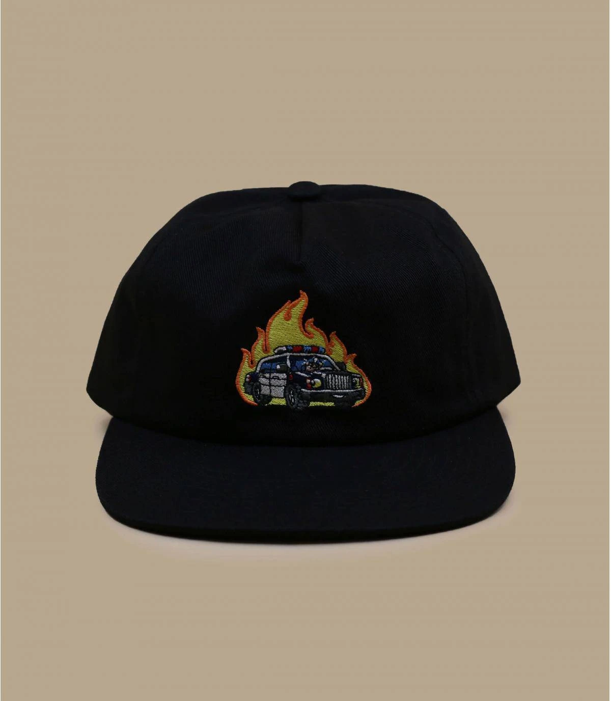 HUF Roasted Unstructured Snpaback Black 2 HUF Roasted Unstructured Snpaback Black – Image 2