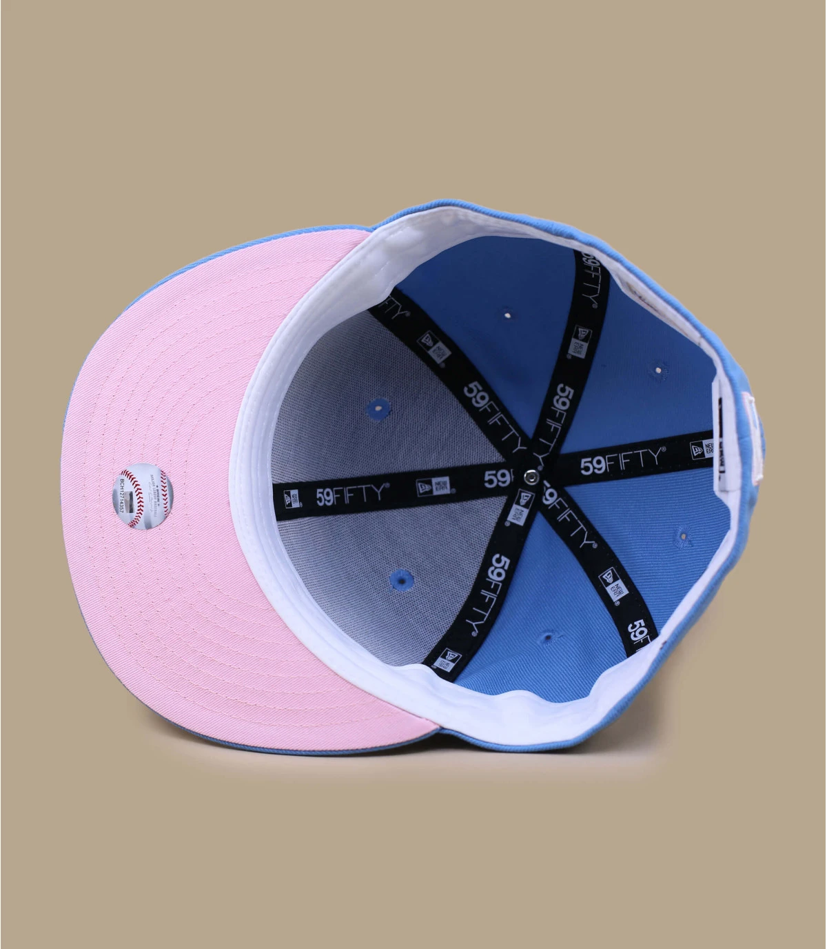 NEW ERA Side Patch 5950 Boston Red Sox Sky Pink 5 NEW ERA Side Patch 5950 Boston Red Sox Sky Pink – Image 5