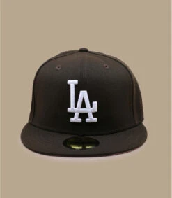 NEW ERA Side Patch 5950 LA Dodgers Walnut Pink -Chapeau Soldes Boutique side patch 5950 la dodgers walnut pink 2