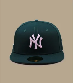 NEW ERA Side Patch 5950 NY Green & Pink -Chapeau Soldes Boutique side patch 5950 ny green pink 2