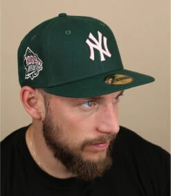 NEW ERA Side Patch 5950 NY Green & Pink