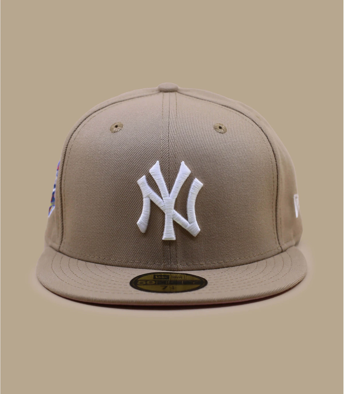 NEW ERA Side Patch 5950 NY Yankees Camel Pink 2 NEW ERA Side Patch 5950 NY Yankees Camel Pink – Image 2