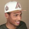 NEW ERA Side Patch 59Fifty Arizona Diamondbacks Bronze Chrome Brown Pink