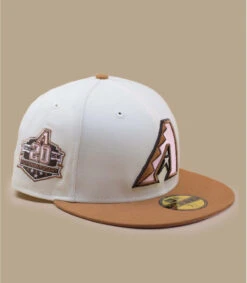 NEW ERA Side Patch 59Fifty Arizona Diamondbacks Bronze Chrome Brown Pink -Chapeau Soldes Boutique side patch 59fifty arizona diamondbacks bronze chrome brown pink 3