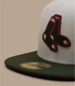 NEW ERA Side Patch 59Fifty Boston Red Sox Chrome Olive -Chapeau Soldes Boutique side patch 59fifty boston red sox chrome olive 2