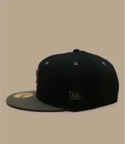 NEW ERA Side Patch 59Fifty Chicago Cubs Black New Olive -Chapeau Soldes Boutique side patch 59fifty chicago cubs black new olive 3