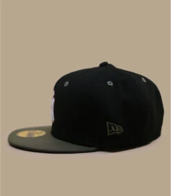 NEW ERA Side Patch 59Fifty New York Yankees Black New Olive -Chapeau Soldes Boutique side patch 59fifty new york yankees black new olive 3