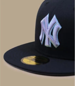 NEW ERA Side Patch 59Fifty New York Yankees Navy Lavender -Chapeau Soldes Boutique side patch 59fifty new york yankees navy lavender 2