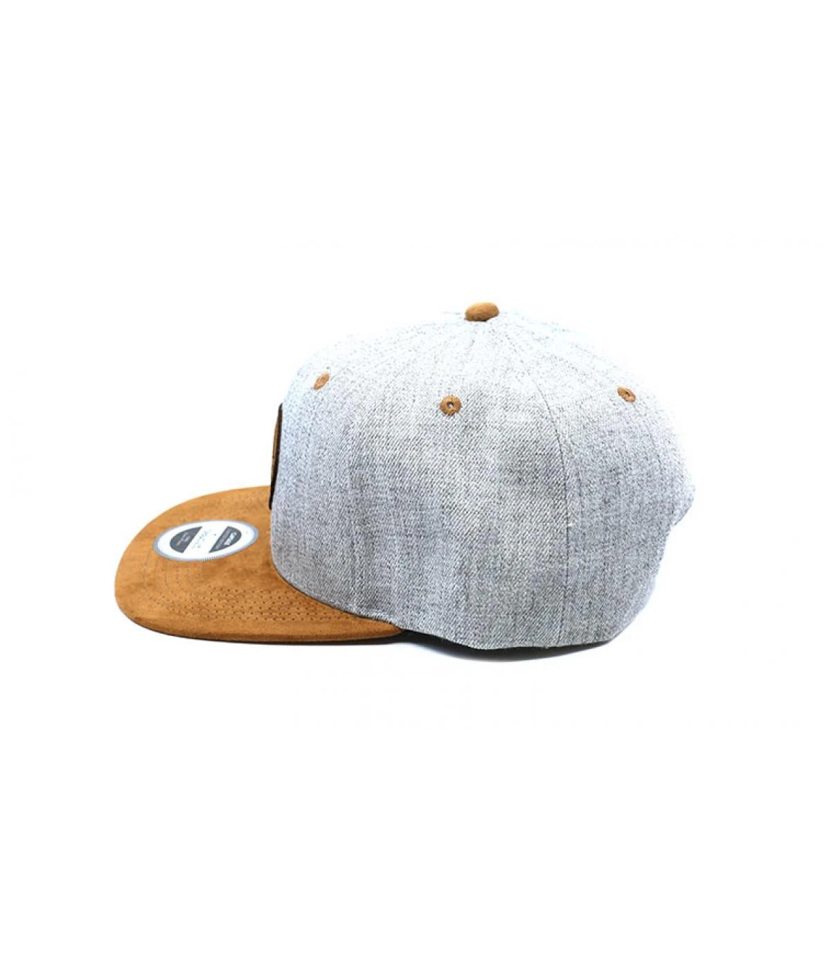 Snapback Express Grey Suede 4 Snapback Express Grey Suede – Image 4