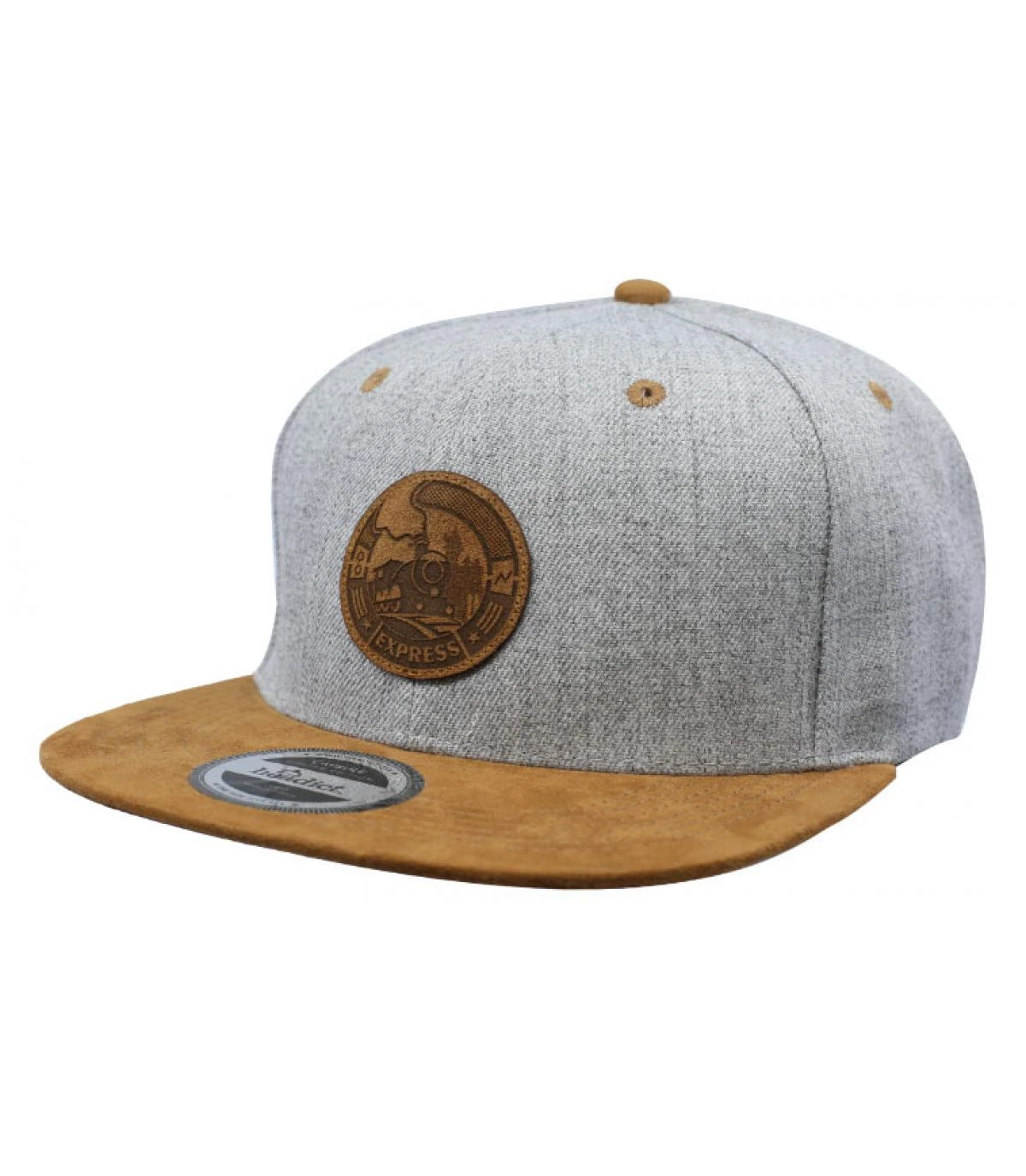 Snapback Express Grey Suede 2 Snapback Express Grey Suede – Image 2
