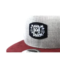 Snapback Let's Drive -Chapeau Soldes Boutique snapback let s drivesnapback20van20bordeaux20gris