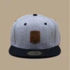 Snapback Pillow Line Grey Black