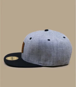 Snapback Pillow Line Grey Black -Chapeau Soldes Boutique snapback pillow line grey black 2