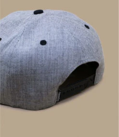Snapback Pillow Line Grey Black -Chapeau Soldes Boutique snapback pillow line grey black 3