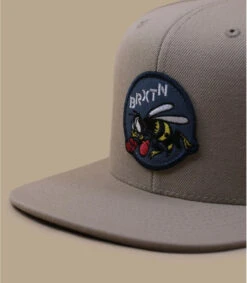 Brixton Stinger MP Snapback Sand -Chapeau Soldes Boutique stinger mp snapback sand 2