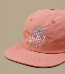 Summer Palm Nylon Coral -Chapeau Soldes Boutique summer palm nylon coral 2