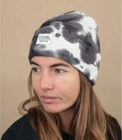 Coal The Standard Tie Dye Black White