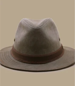 Stetson Traveller CO/PES Taupe -Chapeau Soldes Boutique traveller co pes taupe 2