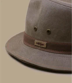 Stetson Traveller CO/PES Taupe -Chapeau Soldes Boutique traveller co pes taupe 3