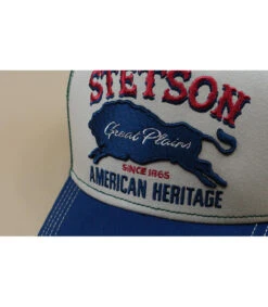 Stetson Trucker Cap Great Plains -Chapeau Soldes Boutique trucker cap great plainstrucker20Stetson20taureau
