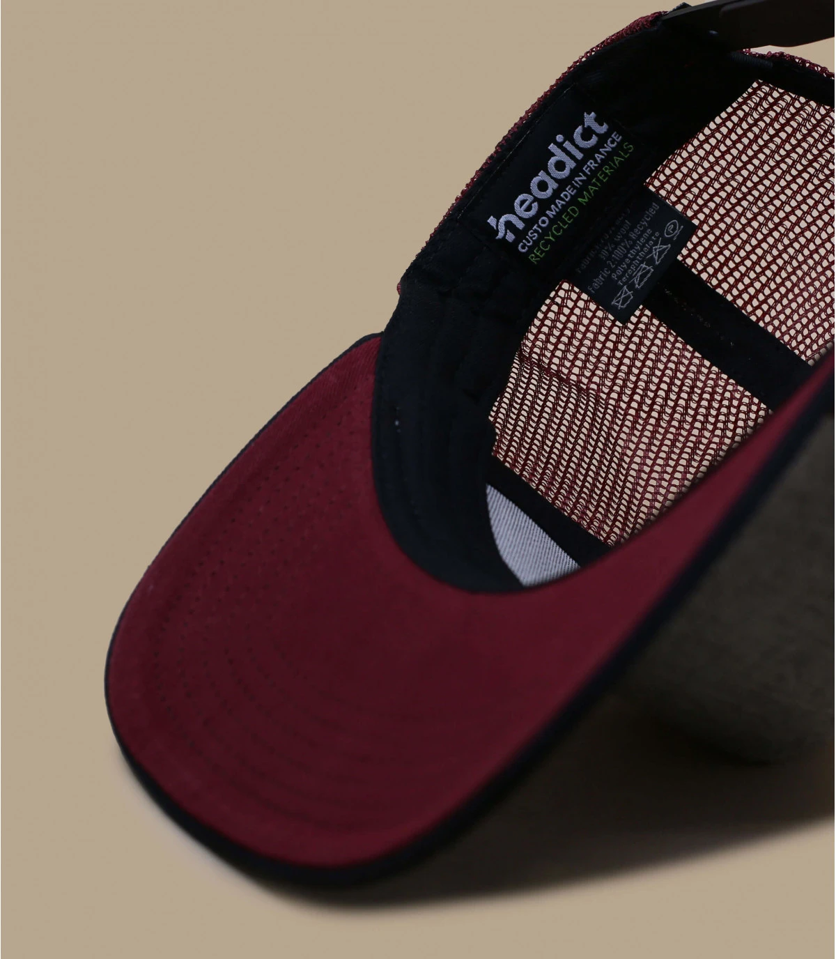 Trucker Heather Grey Black Burgundy 5 Trucker Heather Grey Black Burgundy – Image 5