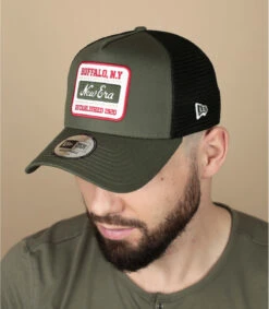 NEW ERA Trucker State Patch Olive