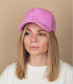 NEW ERA Trucker Tonal Mesh LA Pink