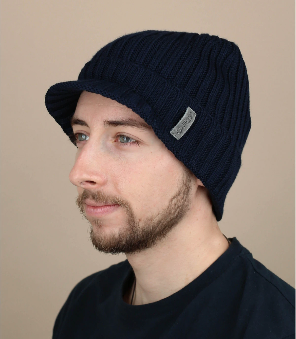 Visor Beanie Navy 1 Visor Beanie Navy
