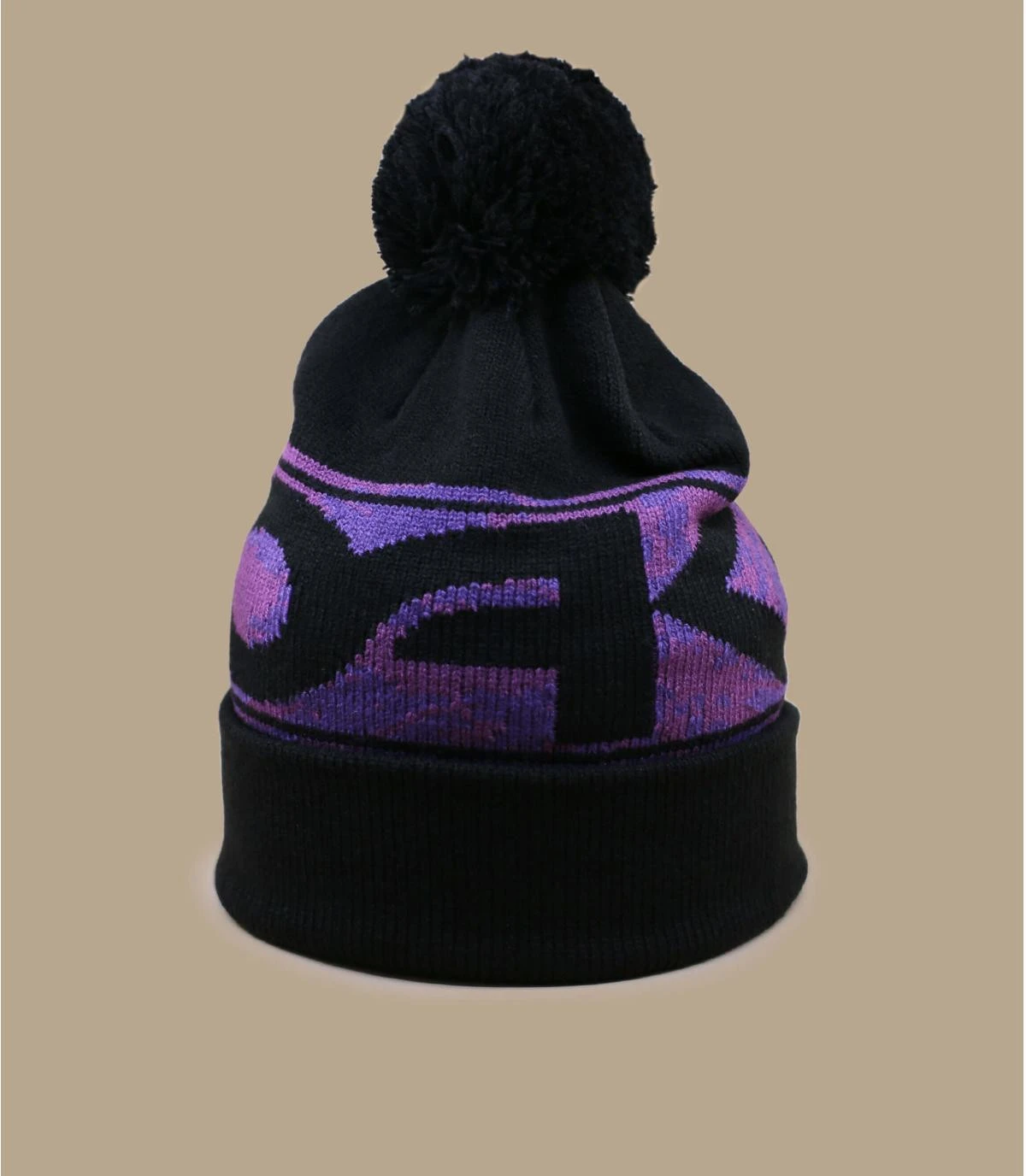 Oakley Wanderlust Pom Beanie Blackout 2 Oakley Wanderlust Pom Beanie Blackout – Image 2