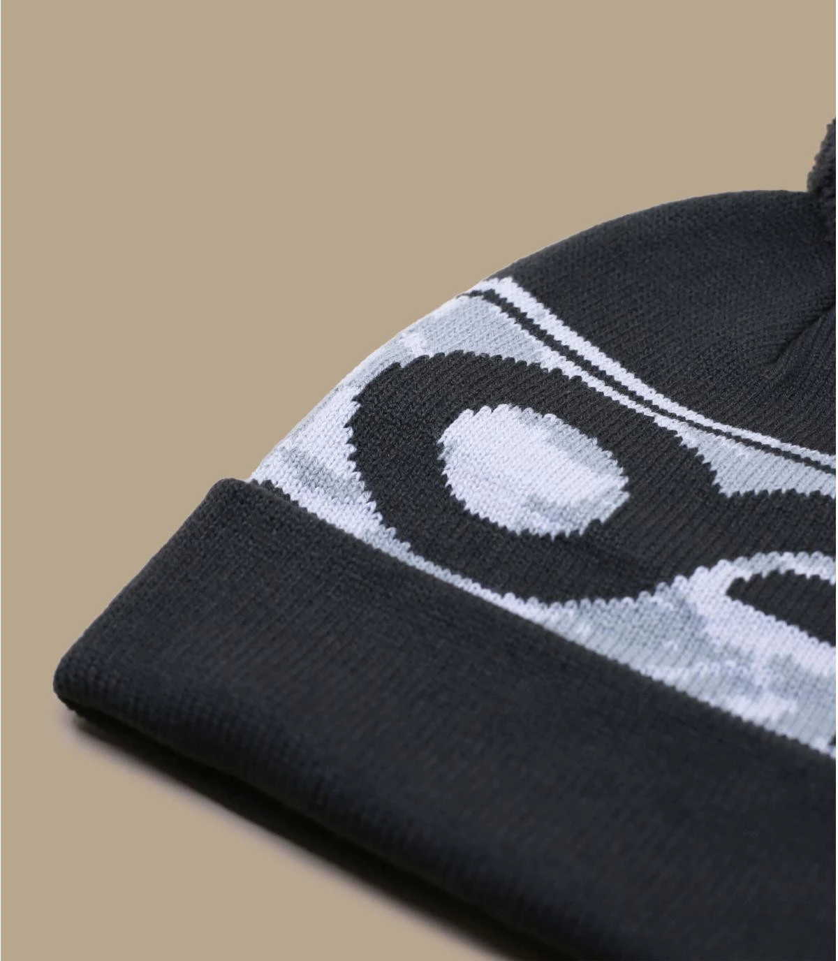 Oakley Wanderlust Pom Beanie Forged Iron 3 Oakley Wanderlust Pom Beanie Forged Iron – Image 3
