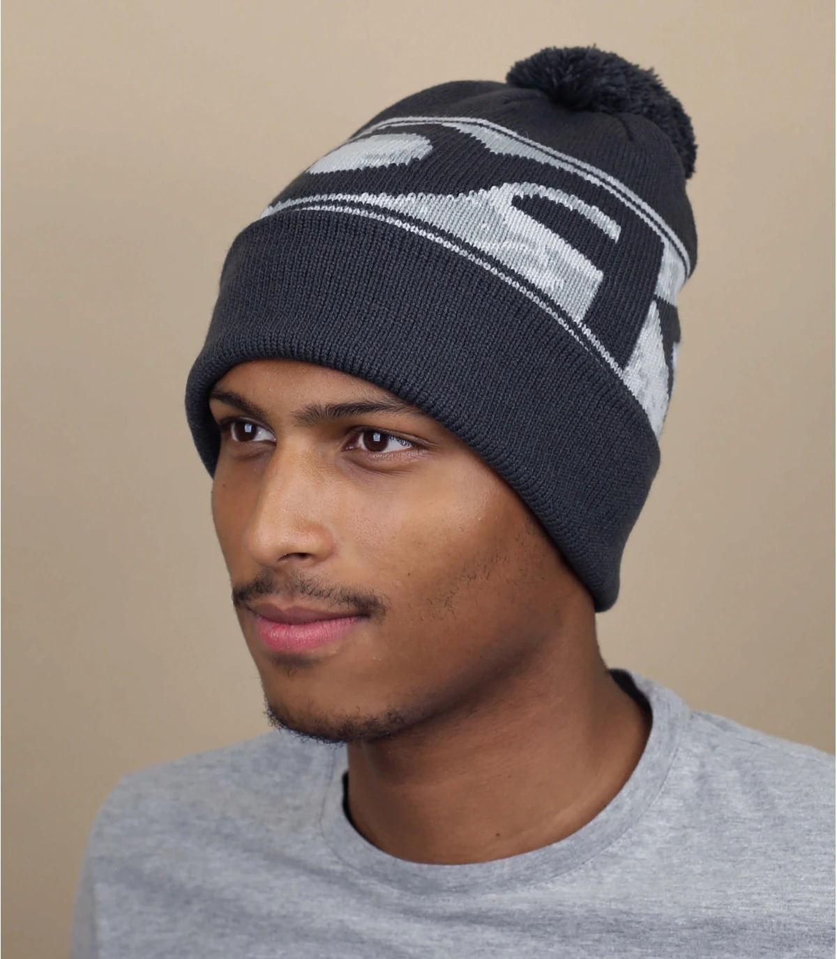 Oakley Wanderlust Pom Beanie Forged Iron 1 Oakley Wanderlust Pom Beanie Forged Iron