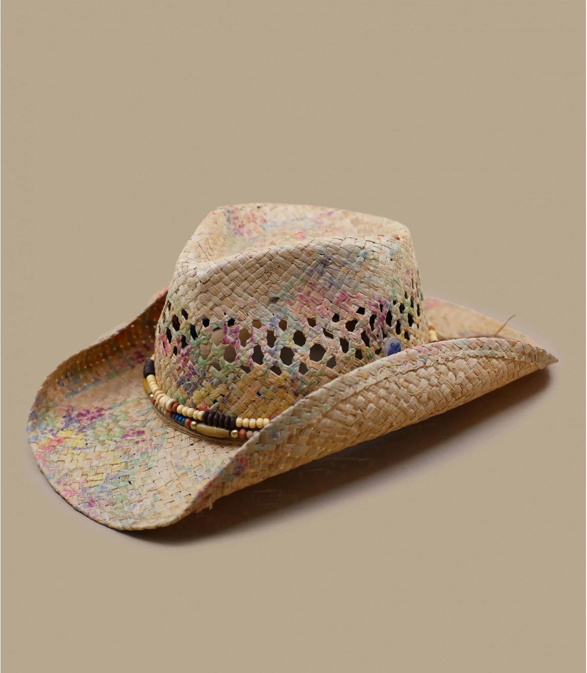Stetson Western Raffia Natural 2 Stetson Western Raffia Natural – Image 2