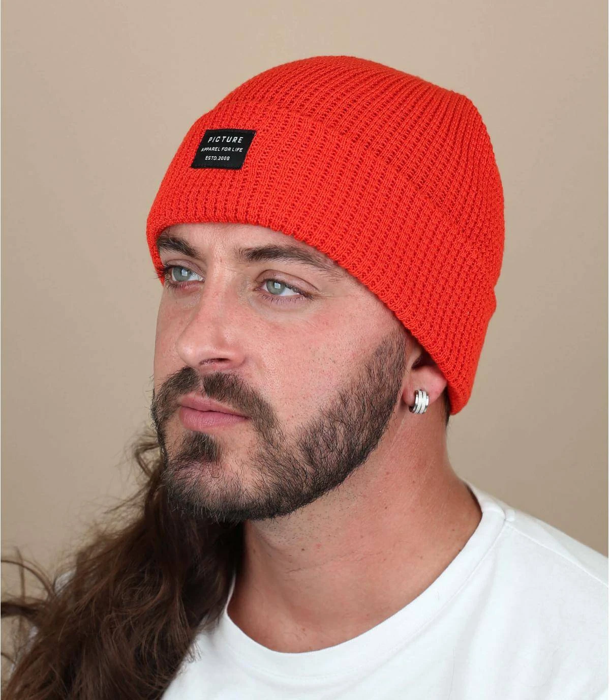 Picture York Beanie Orange 1 Picture York Beanie Orange